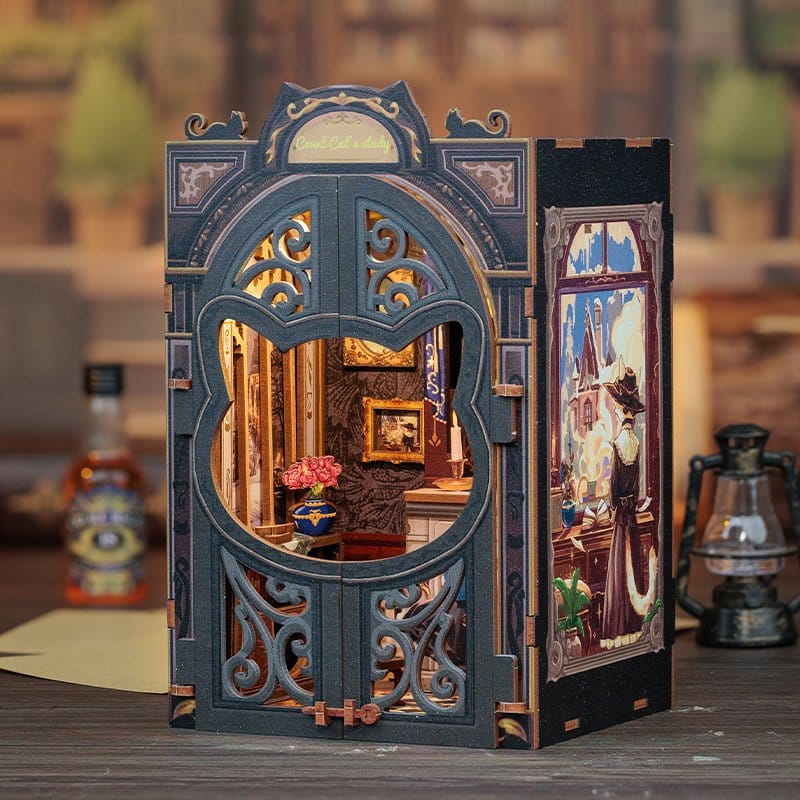 Book Nook Count Cat´s Study 17 x 12 cm – Bild 6