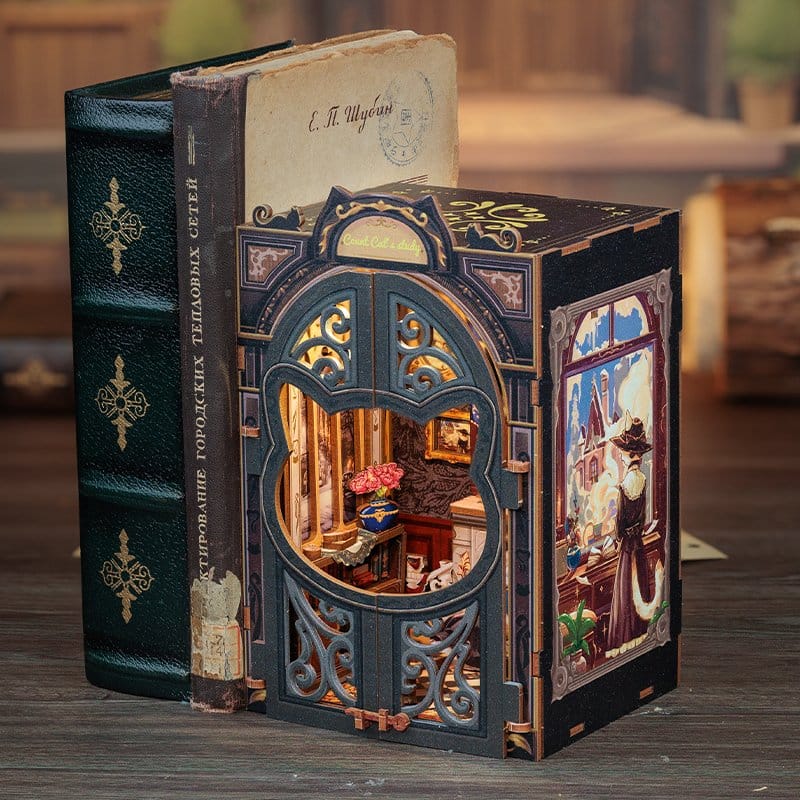 Book Nook Count Cat´s Study 17 x 12 cm – Bild 8