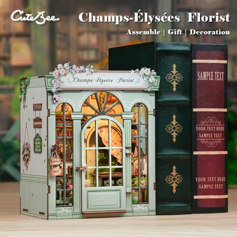 Miniature House Model Kit Champs-Élysées Florist 18 x 16 cm – Bild 2
