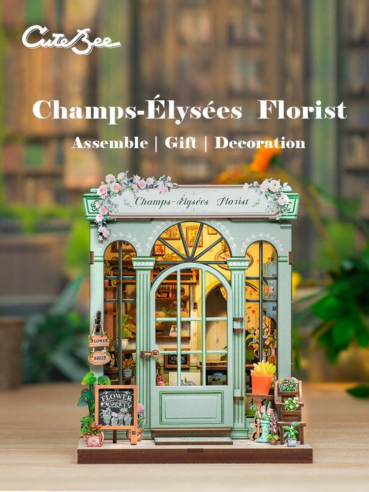 Miniature House Model Kit Champs-Élysées Florist 18 x 16 cm – Bild 3