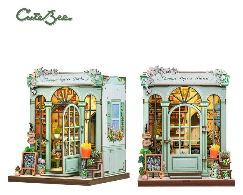 Miniature House Model Kit Champs-Élysées Florist 18 x 16 cm – Bild 4