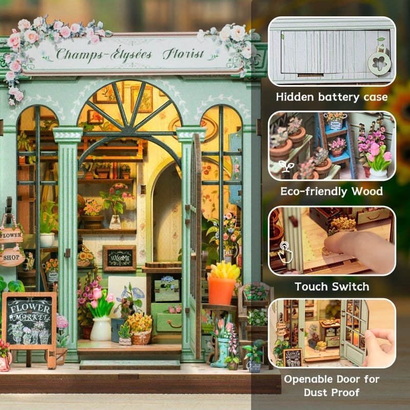 Miniature House Model Kit Champs-Élysées Florist 18 x 16 cm – Bild 9