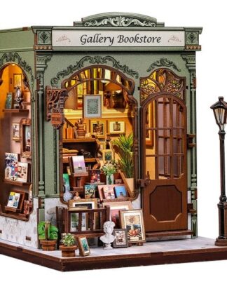 Miniature House Model Kit Gallery Bookstore 20 x 16 cm
