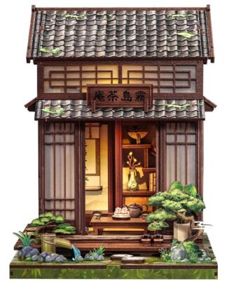 Miniature House Model Kit Kirishima Cha-an 19 x 14 cm
