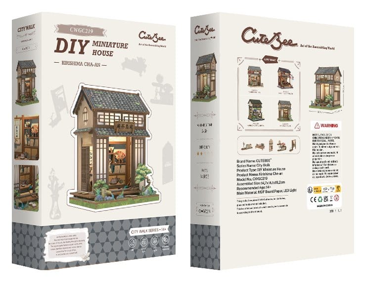 Miniature House Model Kit Kirishima Cha-an 19 x 14 cm – Bild 8