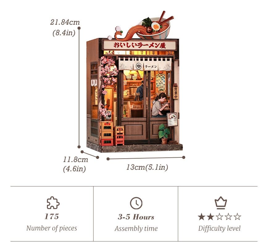 Miniature House Model Kit Oishii Kyoto 22 x 13 cm – Bild 7