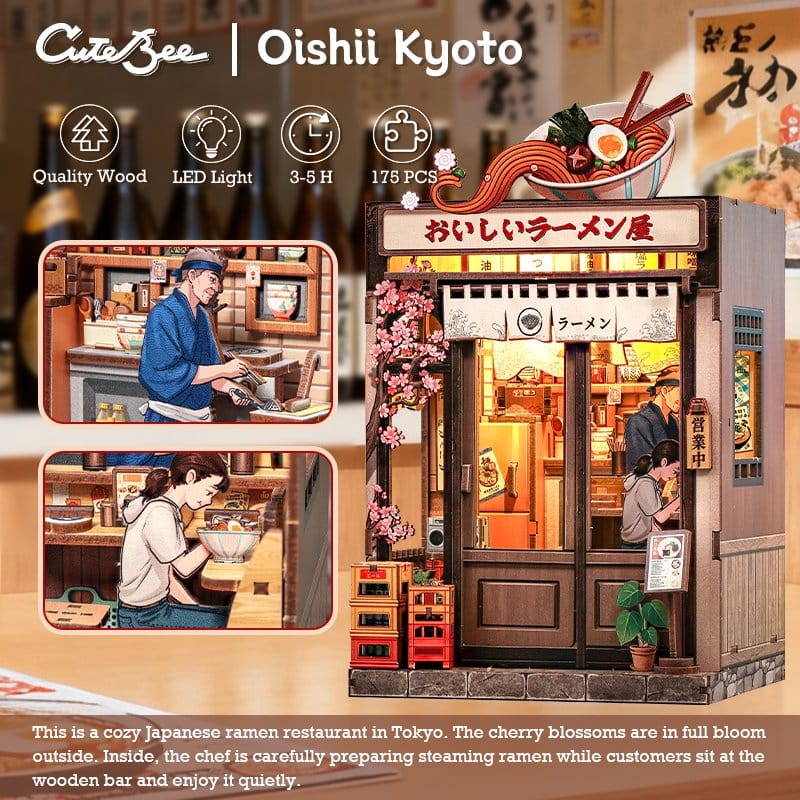 Miniature House Model Kit Oishii Kyoto 22 x 13 cm – Bild 13
