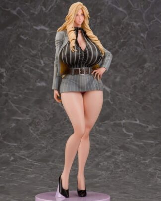 Gal Ane Shachou to Harem Office PVC Figur 1/7 Nishigori Ai (Grey Suit Ver.) 26 cm