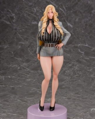 Gal Ane Shachou to Harem Office PVC Figur 1/7 Nishigori Ai (Grey Suit Ver.) Wholesome Ver. 26 cm