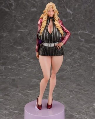 Gal Ane Shachou to Harem Office PVC Figur 1/7 Nishigori Ai (Red Suit Ver.) Wholesome Ver. 26 cm