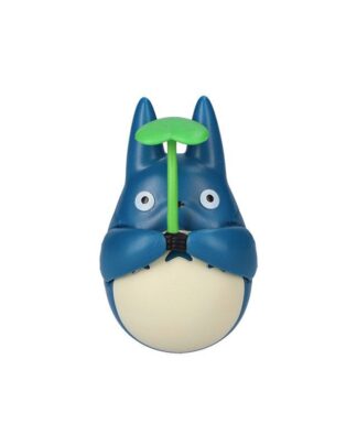 Mein Nachbar Totoro Figur mit rundem Boden Mid Totoro with leaf 6 cm
