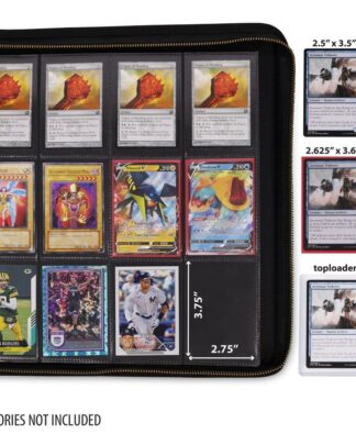 Enhance TCG Series Sammelkartenalbum Schwarz (624 Karten)