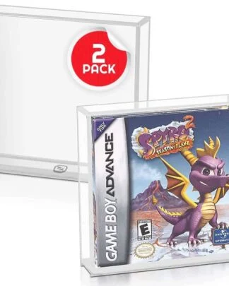 Acrylgehäuse 2er-Pack für Gameboy/Gameboy Advance Spiele