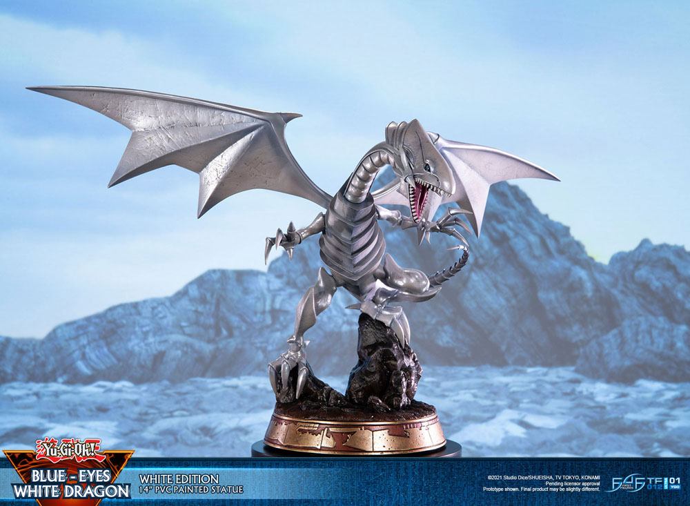 Yu-Gi-Oh! PVC Statue Blue-Eyes White Dragon White Edition 35 cm – Bild 2