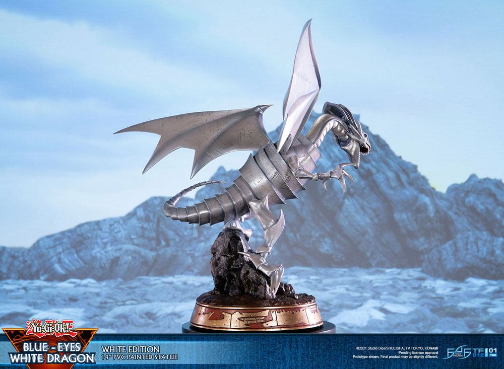 Yu-Gi-Oh! PVC Statue Blue-Eyes White Dragon White Edition 35 cm – Bild 3