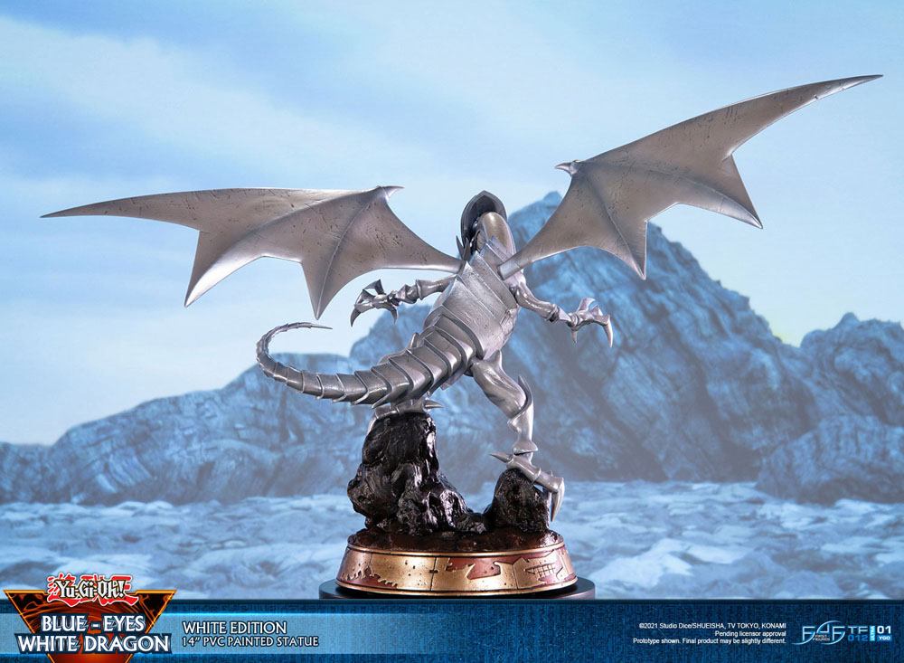 Yu-Gi-Oh! PVC Statue Blue-Eyes White Dragon White Edition 35 cm – Bild 4
