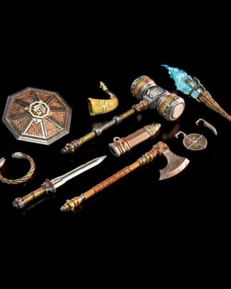 Mythic Legions: Rising Sons Zubehör-Set für Actionfiguren Dwarf Weapons