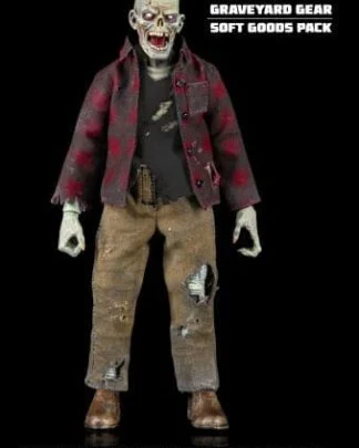 Graveyard Series Zubehör-Set für Actionfiguren Worker Zombie Soft Goods Pack