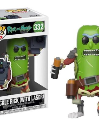 Rick and Morty POP! Animation Vinyl Figur Pickle Rick with Laser 9 cm
