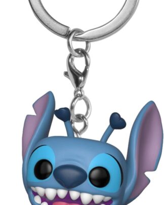 Lilo & Stitch POP! Vinyl Schlüsselanhänger 4 cm Stitch w/ Blaster Display (12)