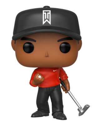 Tiger Woods POP! Golf Vinyl Figur Tiger Woods (Red Shirt) 9 cm