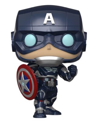 Marvel's Avengers (2020 video game) POP! Marvel Vinyl Figur Captain America 9 cm