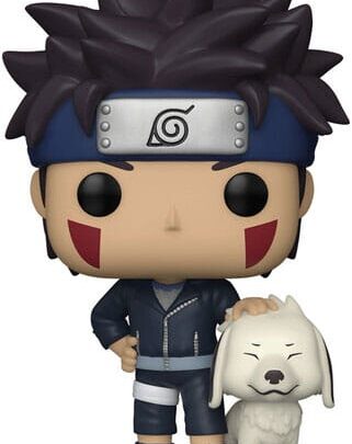 Naruto POP! Animation Vinyl Figur Kiba w/Akamaru 9 cm
