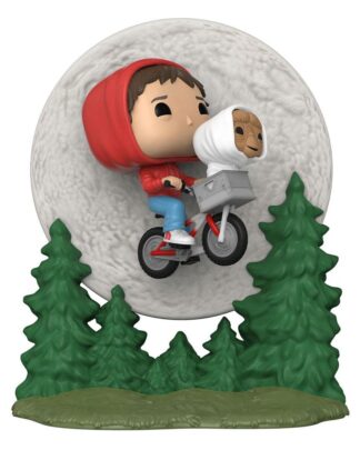E.T. Der Außerirdische POP! Moment Vinyl Figur Elliot and ET Flying (GITD) 9 cm
