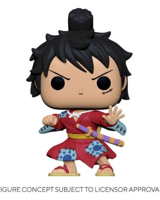 One Piece POP! Animation Vinyl Figur Luffy in Kimono 9 cm