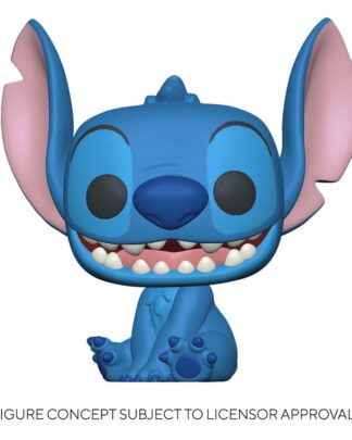 Lilo & Stitch POP! Disney Vinyl Figur Smiling Seated Stitch 9 cm