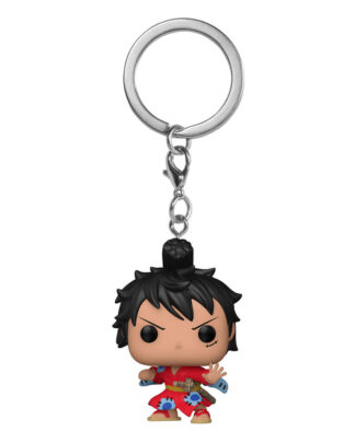 One Piece POP! Vinyl Schlüsselanhänger 4 cm Luffy in Kimono Display (12)