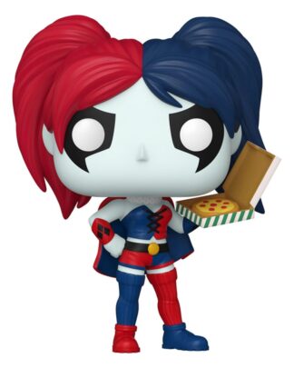 DC Comics: Harley Quinn Takeover POP! Heroes Vinyl Figur Harley with Pizza 9 cm