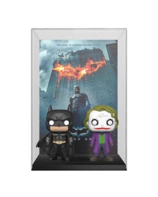 DC POP! Movie Poster & Figur The Dark Knight 9 cm