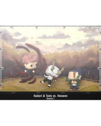 Jujutsu Kaisen POP Moments Vinyl Figuren Itadori & Todo vs Hanami 9 cm