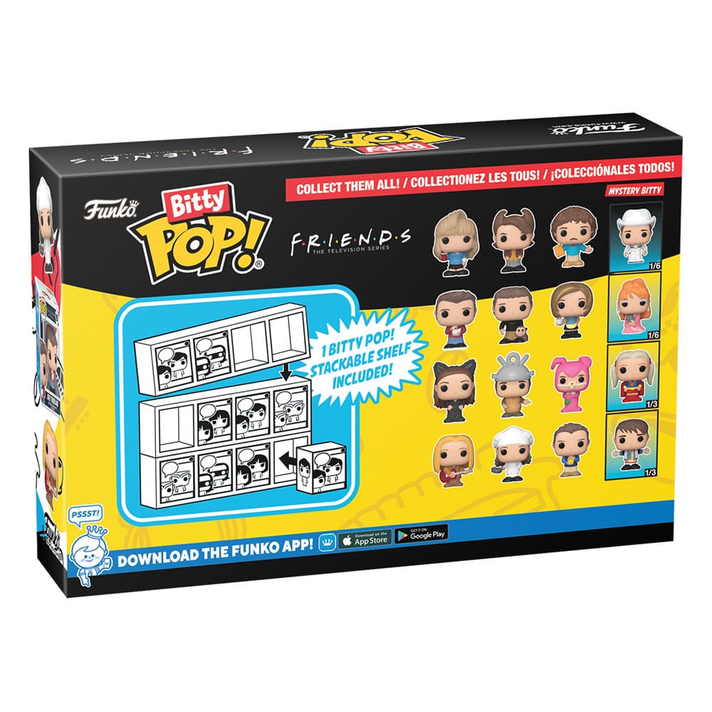 Friends Bitty POP! Vinyl Figuren 4er-Pack Joey 2,5 cm – Bild 2