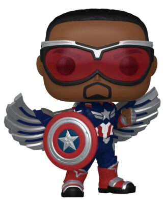 Captain America Brave New World POP! Movies Vinyl Figur Captain America 9 cm