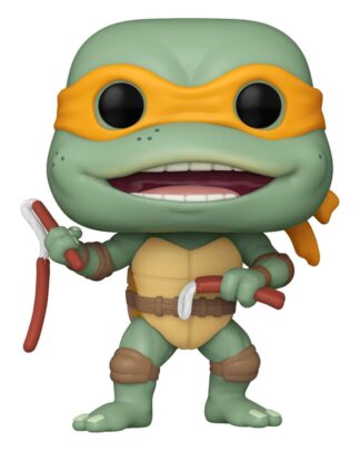 Teenage Mutant Ninja Turtles POP! Movies Vinyl Figur Michelangelo Sausage Link Nunchucks 9 cm