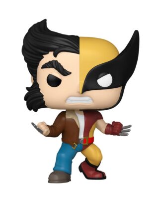 Marvel POP! Vinyl Figur Split- Wolverine/Logan 9 cm