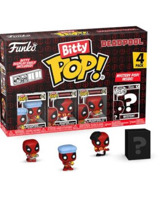 Deadpool Bitty POP! Vinyl Figuren 4er-Pack Bathtime 2,5 cm
