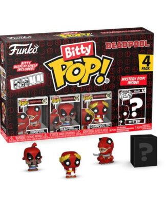 Deadpool Bitty POP! Vinyl Figuren 4er-Pack Dinopool 2,5 cm