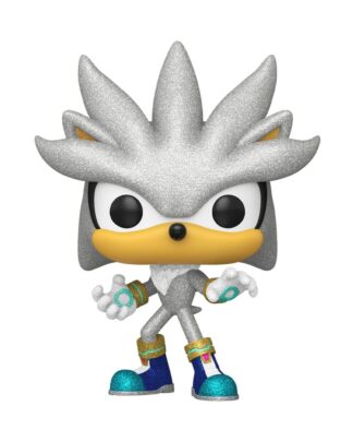 Sonic The Hedgehog POP! Games Vinyl Figur Silver The Hedgehog (FL) 9 cm