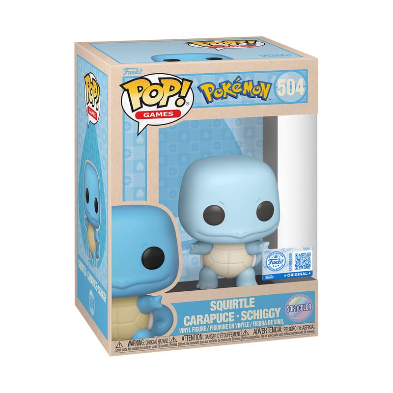 Pokémon POP! Games Vinyl Figur Squirtle (SftClr) 9 cm – Bild 2