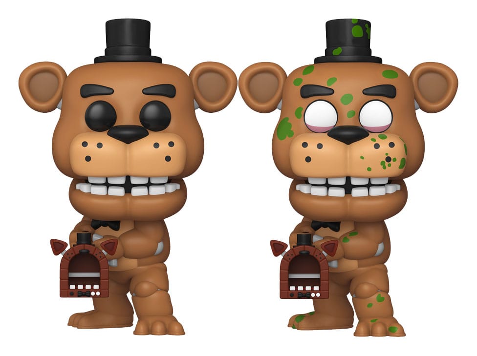 Funko Fusion POP! Games Vinyl Figuren Freddy Fazbear with Pizza Launcher w/CH 9 cm Sortiment (6)