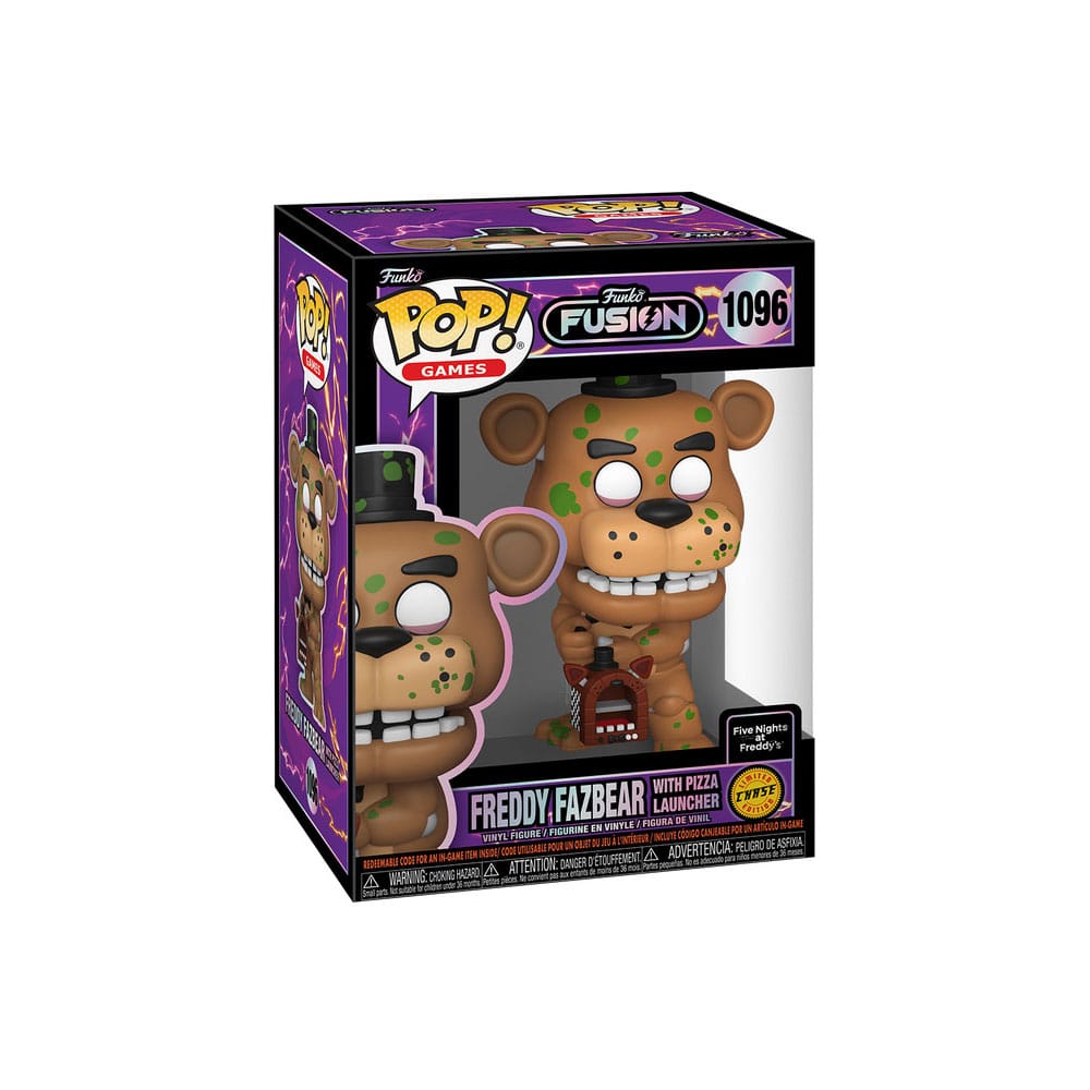 Funko Fusion POP! Games Vinyl Figuren Freddy Fazbear with Pizza Launcher w/CH 9 cm Sortiment (6) – Bild 2