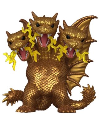 *heo Exclusive Edition* Godzilla Super Sized POP! Movies Vinyl Figur King Ghidora (Electric) 15 cm