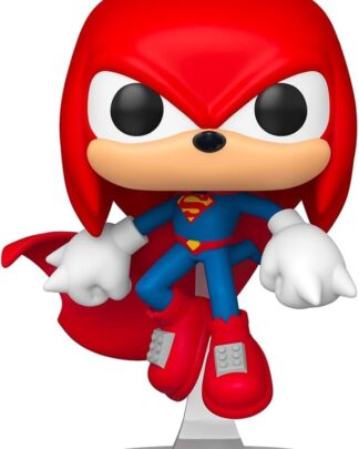 DC x Sonic the Hedgehog POP! Heroes Vinyl Figur Knuckles as Superman 9 cm