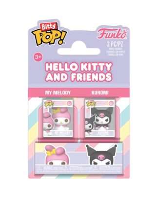Hello Kitty Bitty POP! Vinyl Figuren 2er-Pack My Melody&Kuromi 2 cm