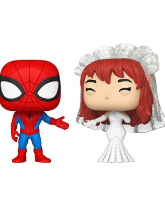 Marvel POP! Vinyl Figuren 2er-Pack Superhero Couples- SM & MJ 9 cm