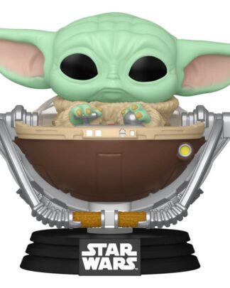 Star Wars: The Mandalorian and Grogu POP! Vinyl Wackelkopf-Figur Grogu in Pram 9 cm