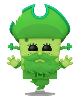 SpongeBob Schwammkopf POP! Vinyl Figur SpongeBob as the Flying Dutchman (Glow) 9 cm